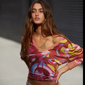 Free People Keep Rolling Tee